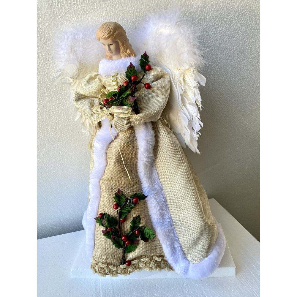 17-inch Christmas Angel tree topper, designed for use as a holiday tree
